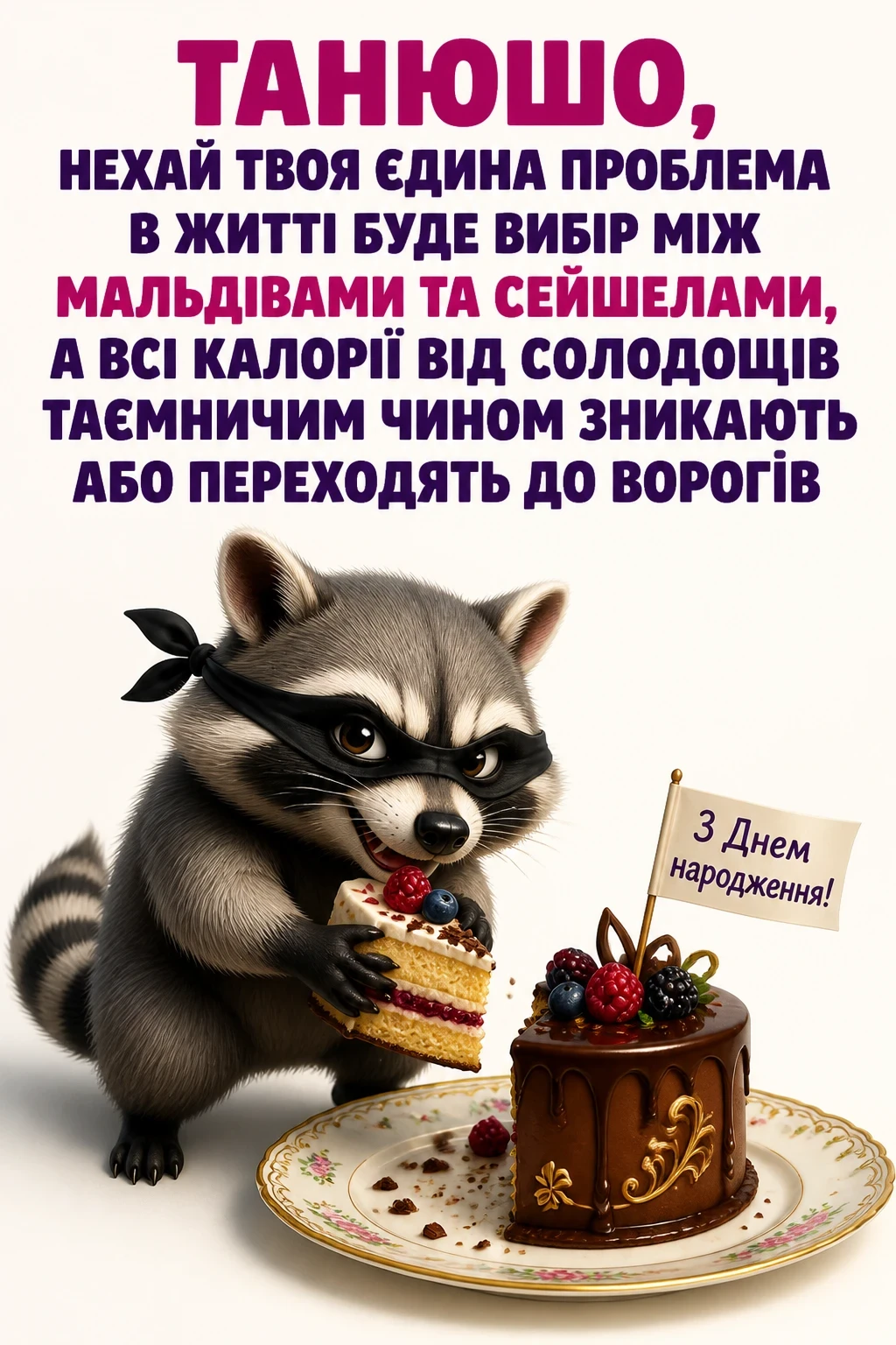 танюша з днем народження танюша з днем народження