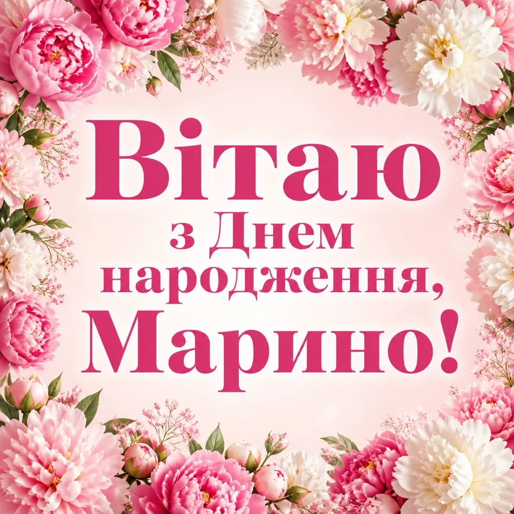 з днем народження марина з днем народження марина