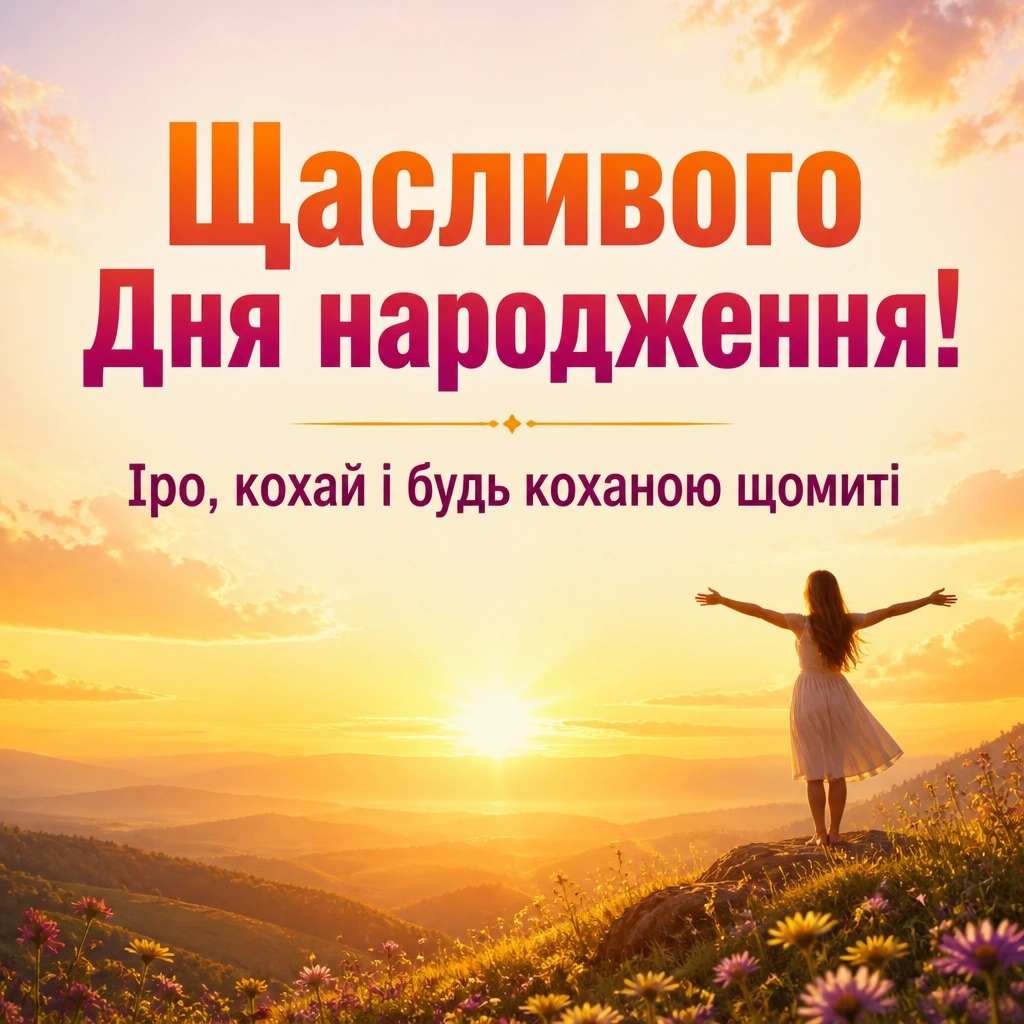 з днем народження ірина з днем народження ірина