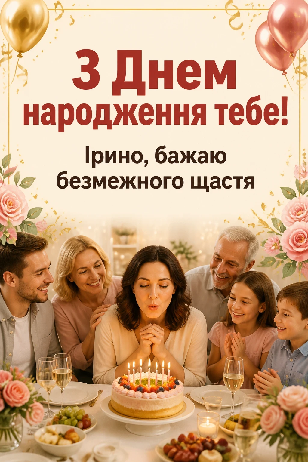 з днем народження ірина з днем народження ірина
