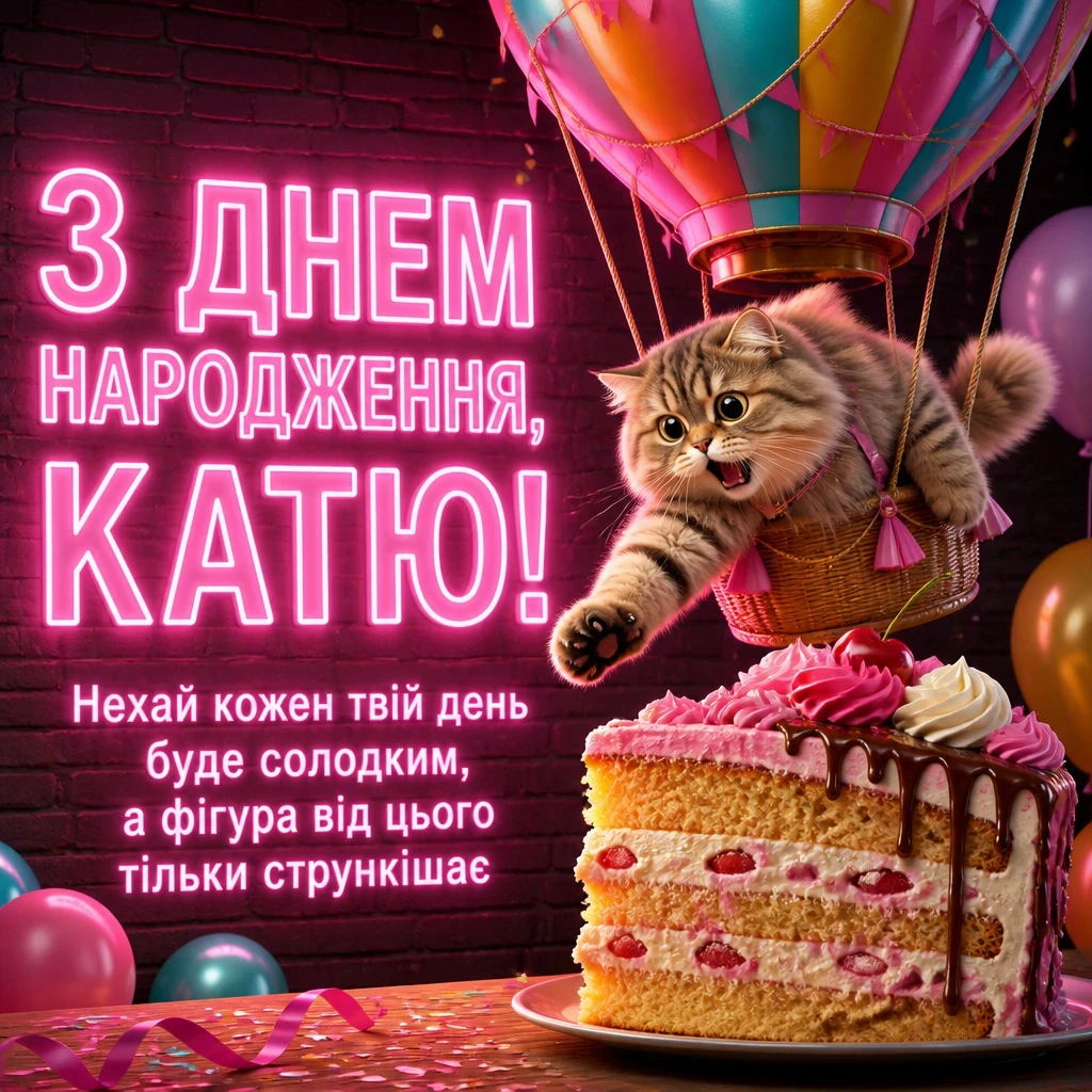 з днем народження катя з днем народження катя
