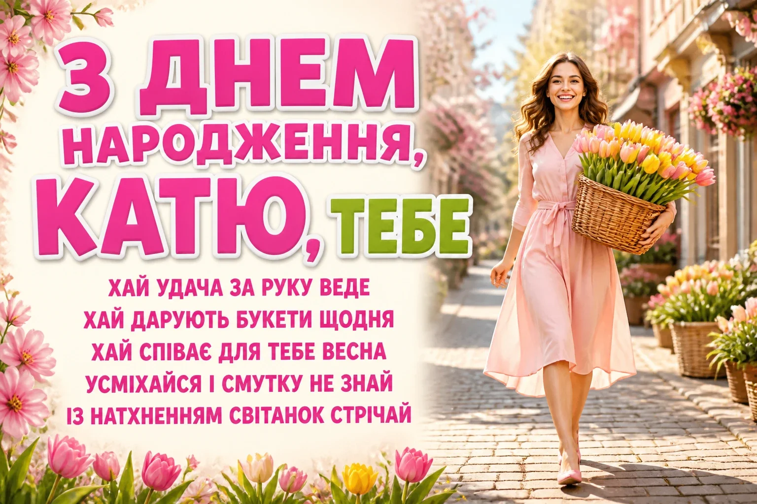 з днем народження катя з днем народження катя