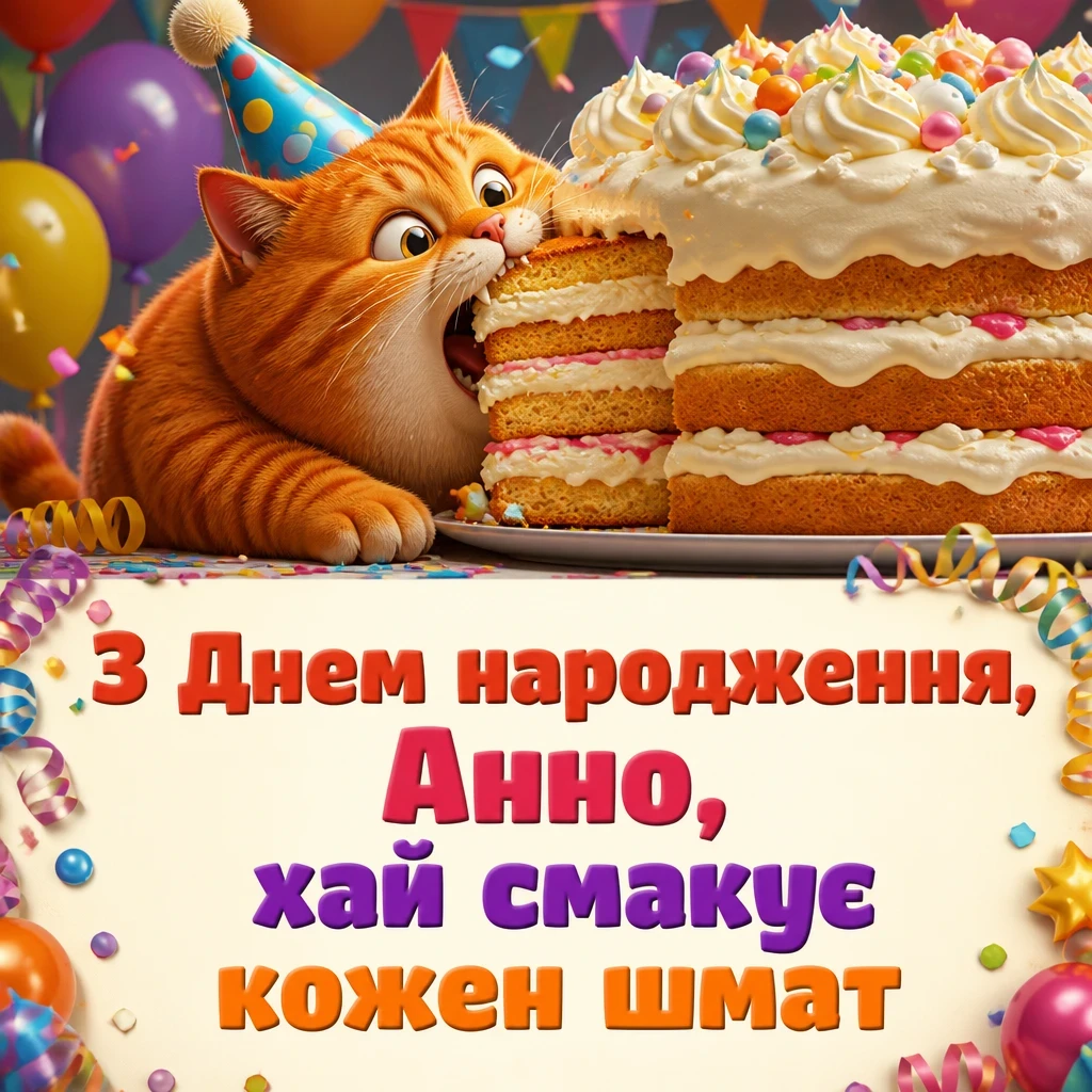 з днем народження анна з днем народження анна