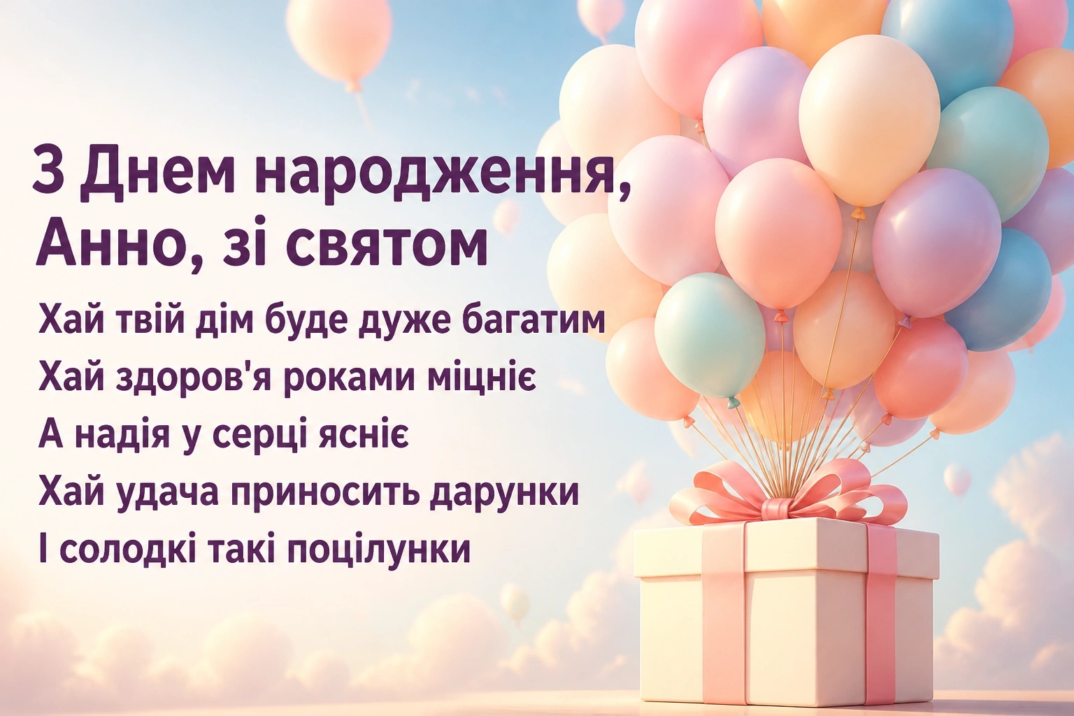 з днем народження анна з днем народження анна