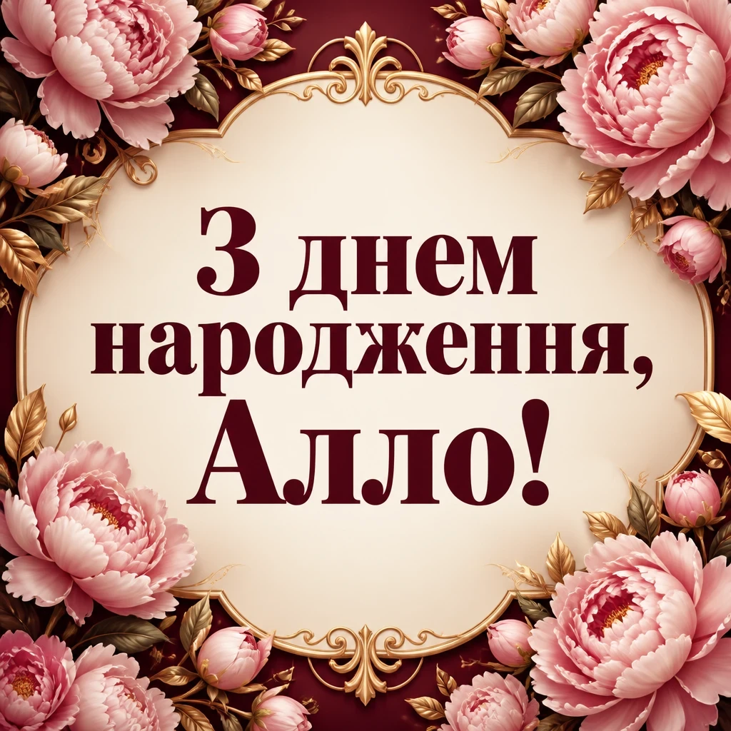з днем народження алла з днем народження алла