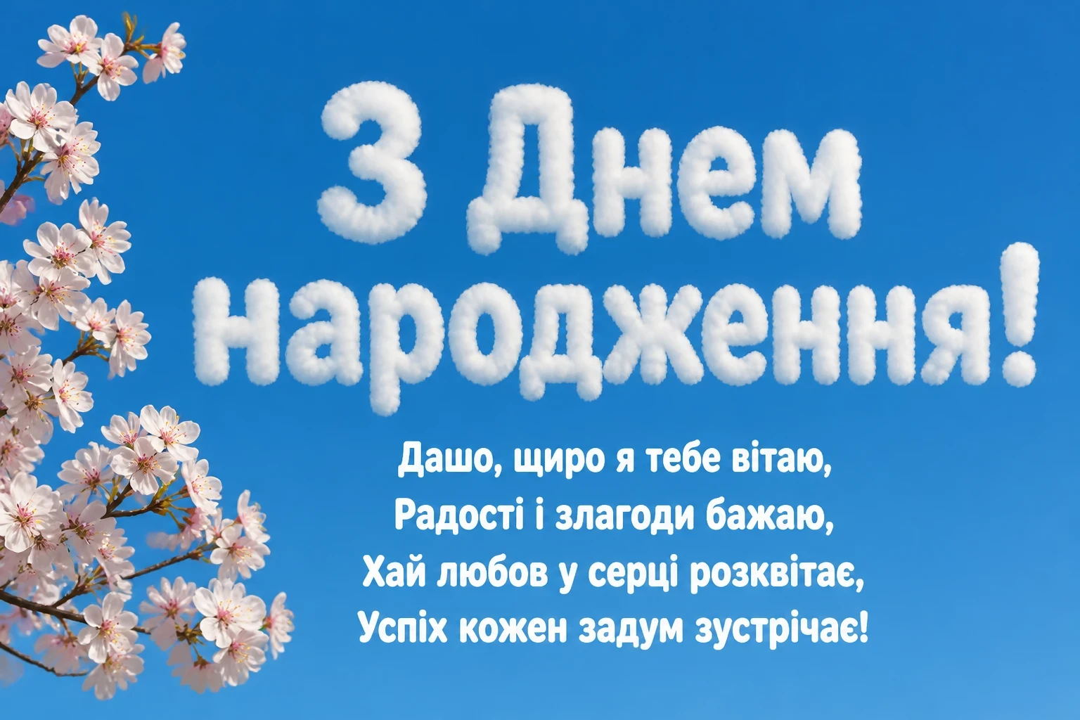 з днем народження даша з днем народження даша