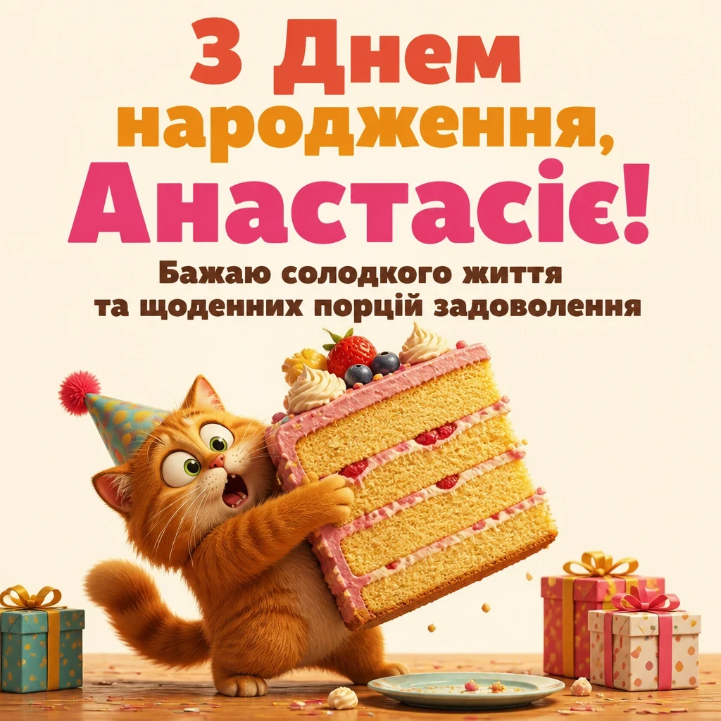 з днем народження анастасія з днем народження анастасія