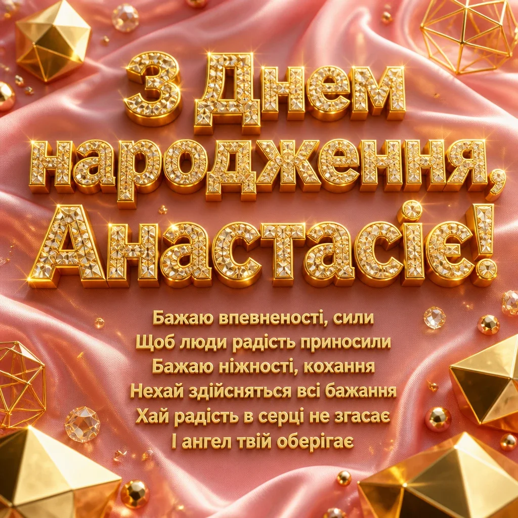 з днем народження анастасія з днем народження анастасія