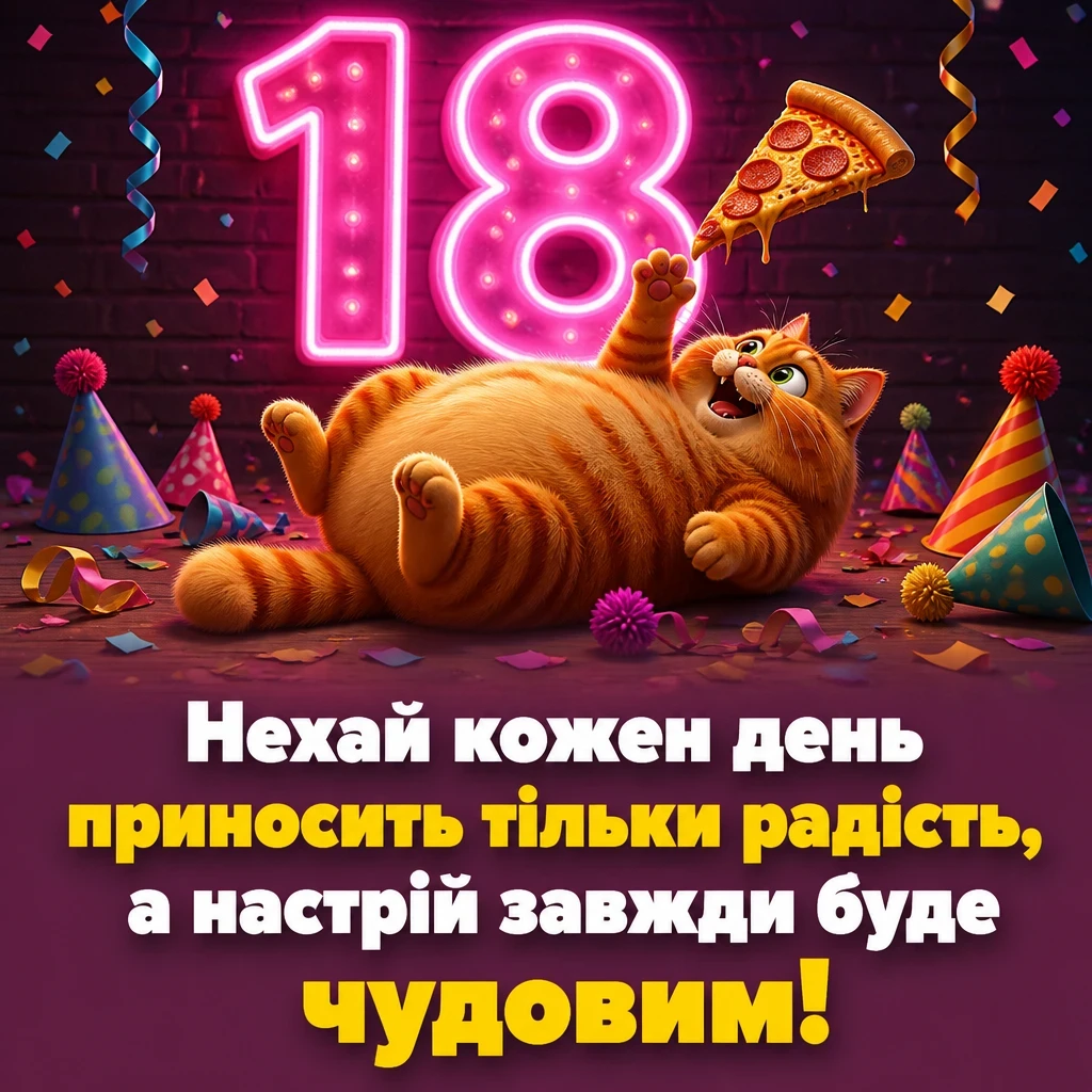 привітання з днем народження 18 років привітання з днем народження 18 років