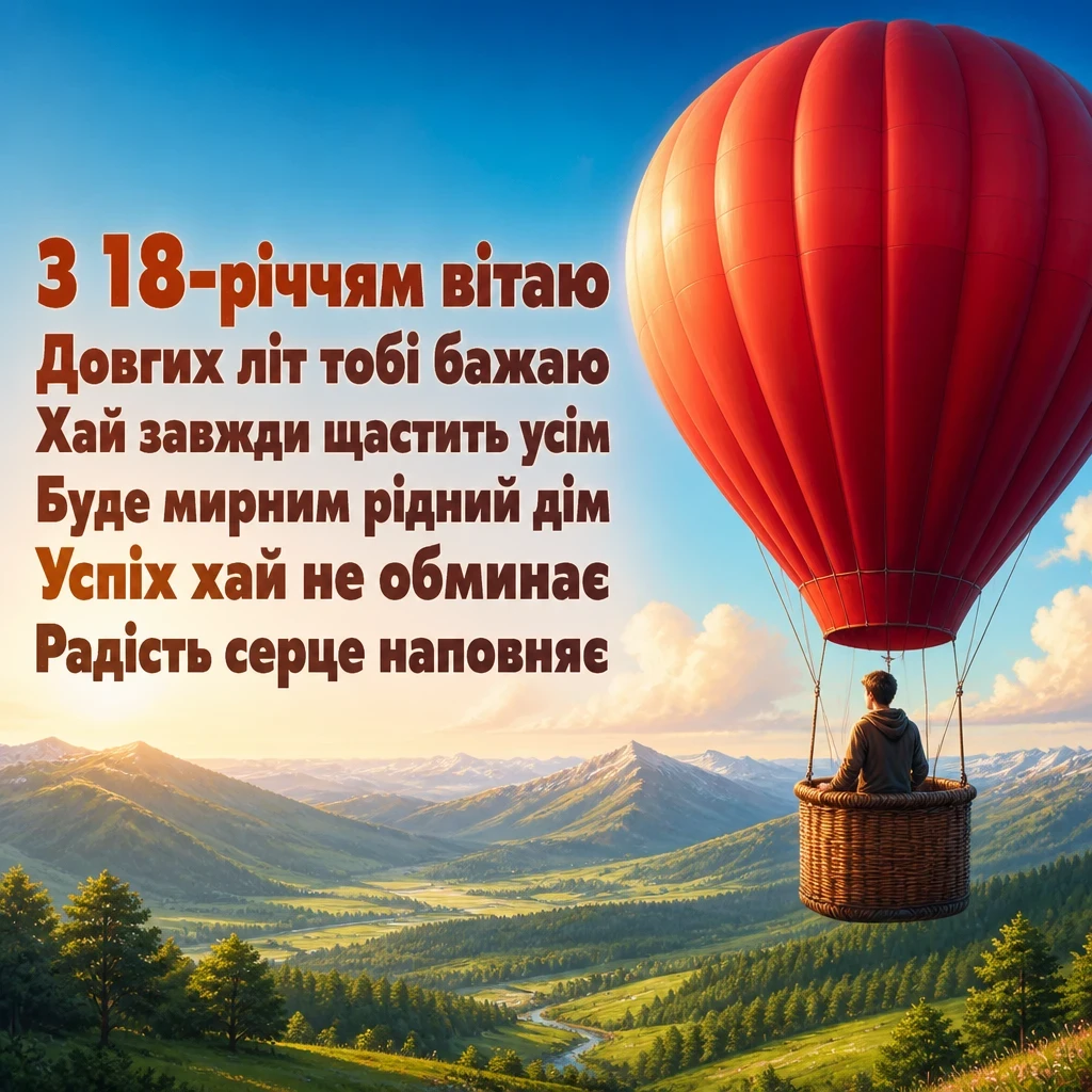 привітання з днем народження 18 років привітання з днем народження 18 років