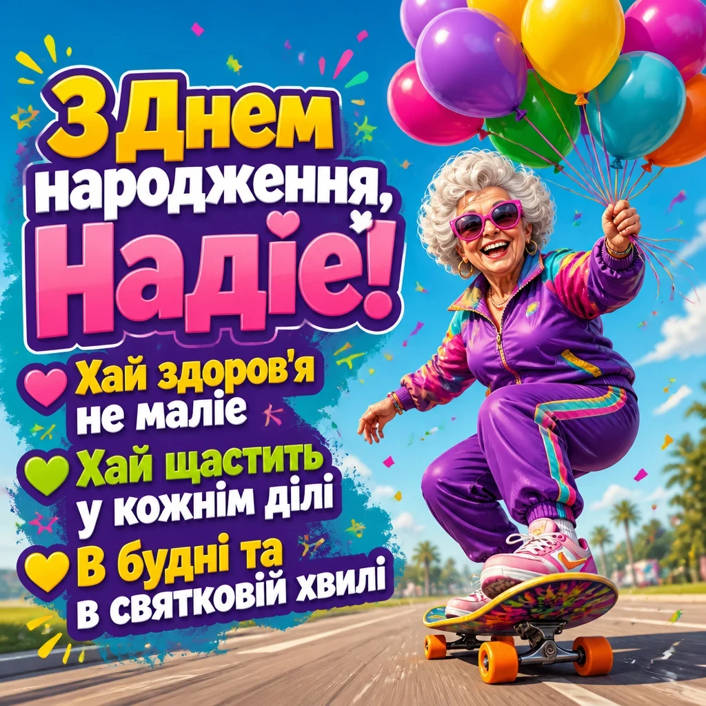з днем народження надія з днем народження надія