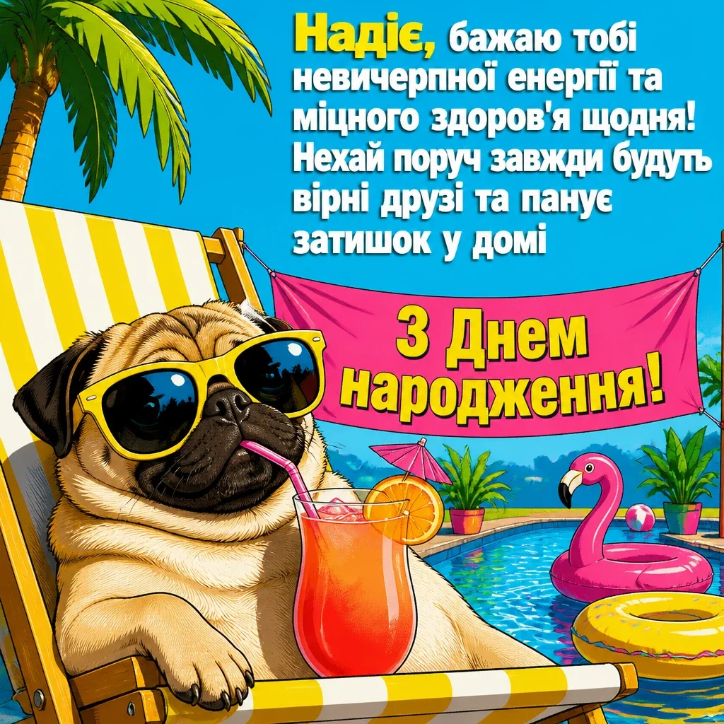 з днем народження надія з днем народження надія