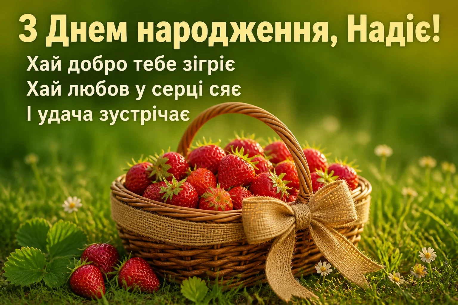 з днем народження надія з днем народження надія