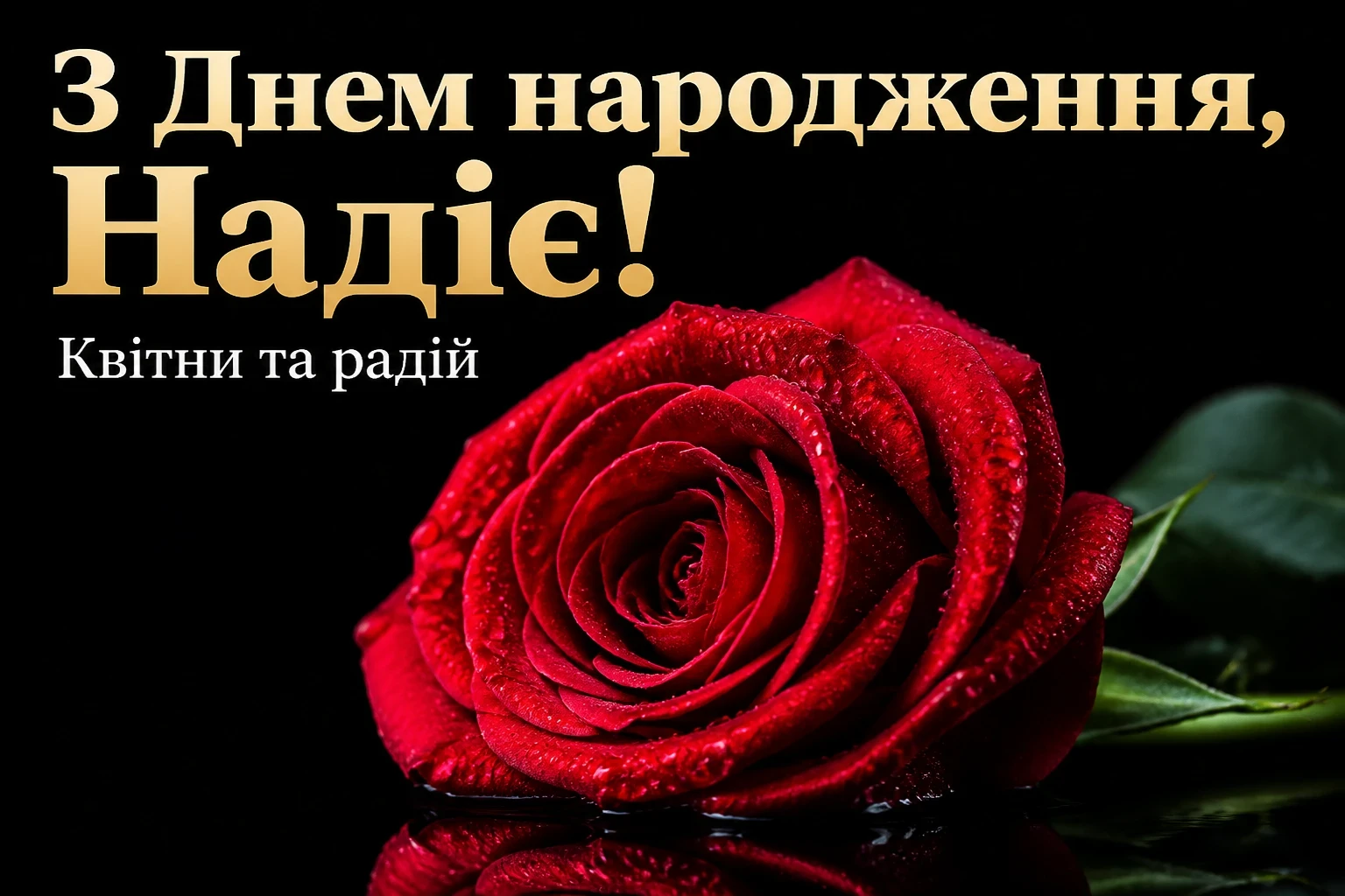 з днем народження надія з днем народження надія