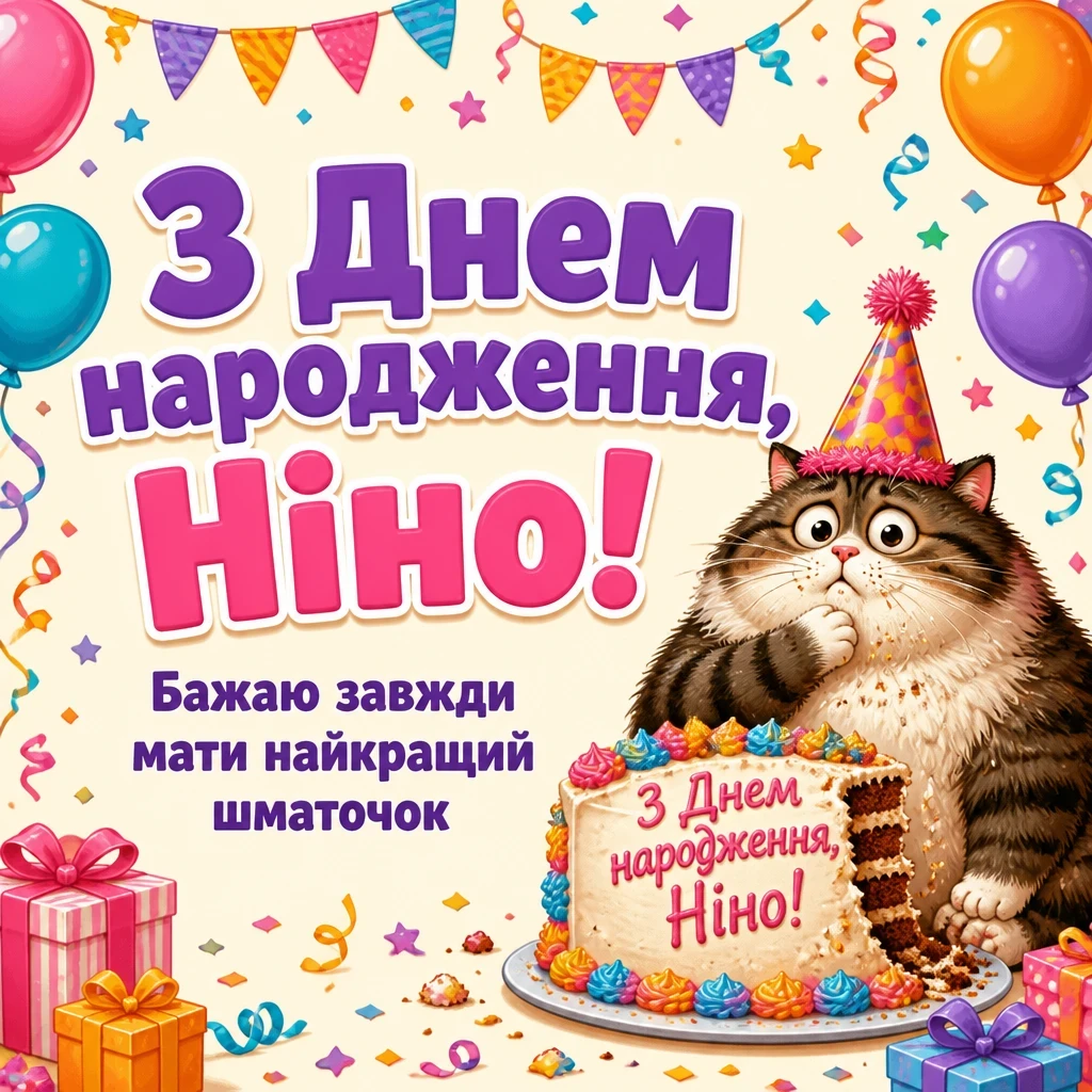 з днем народження ніна з днем народження ніна