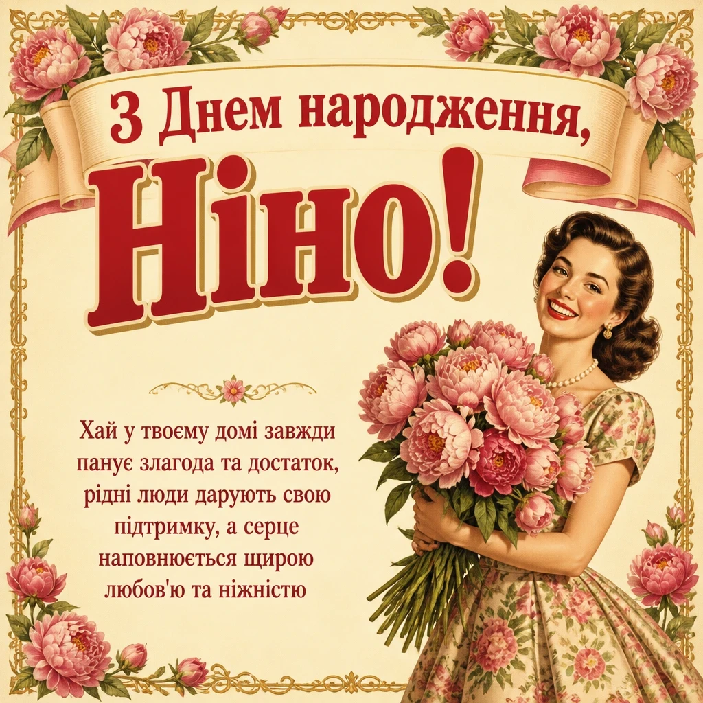 з днем народження ніна з днем народження ніна