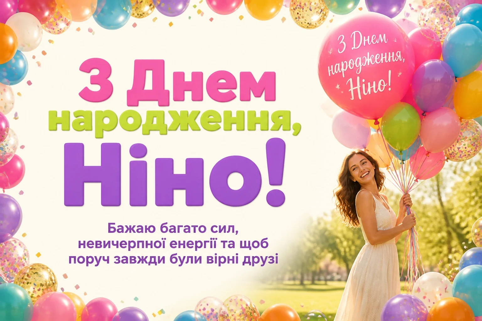 з днем народження ніна з днем народження ніна