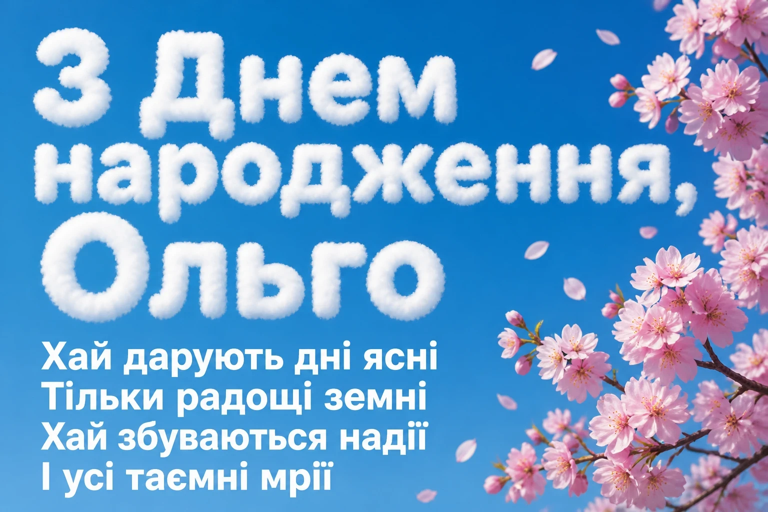 з днем народження ольга з днем народження ольга
