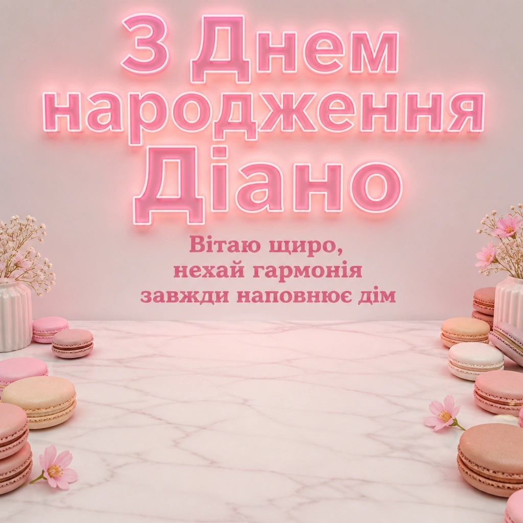 з днем народження діана з днем народження діана