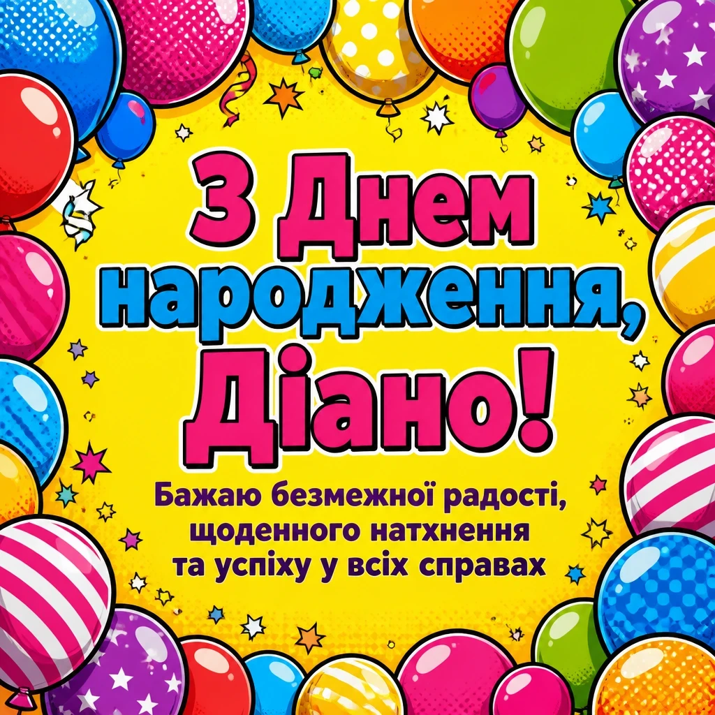 з днем народження діана з днем народження діана
