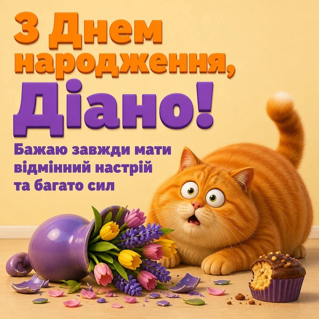 з днем народження діана з днем народження діана