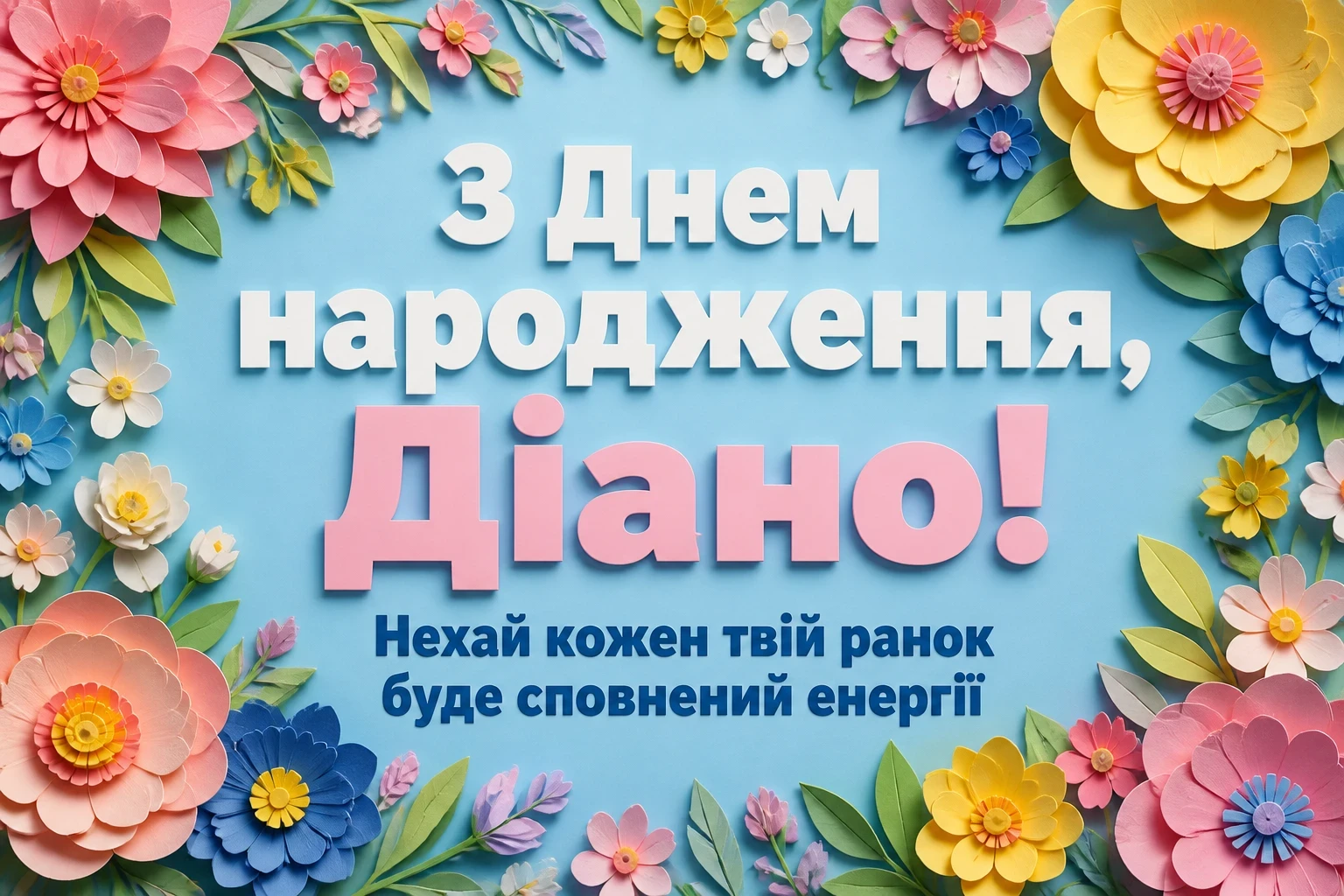 з днем народження діана з днем народження діана