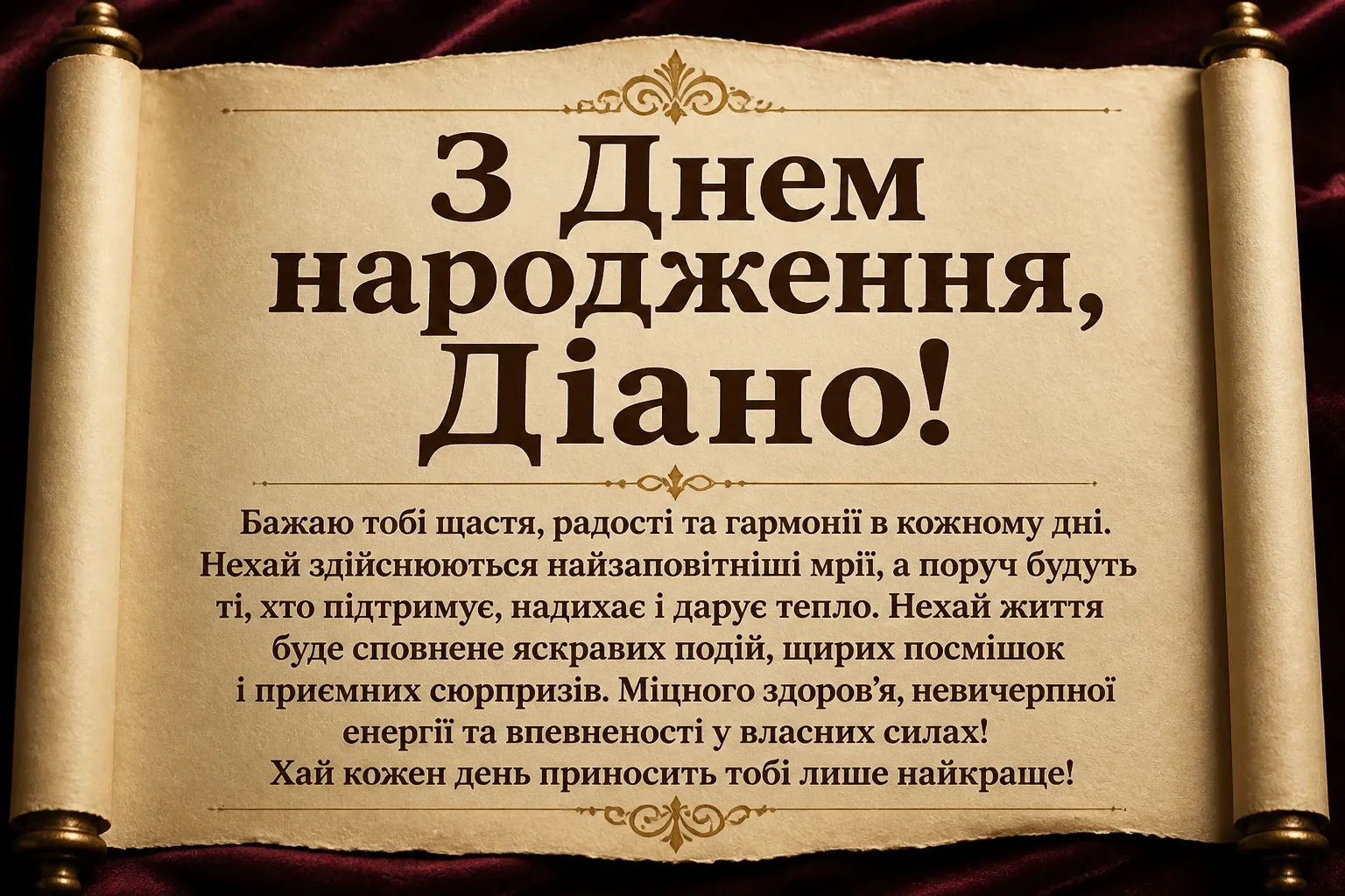 з днем народження діана з днем народження діана