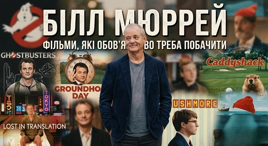 Білл Мюррей і фільми що стали класикою кіно