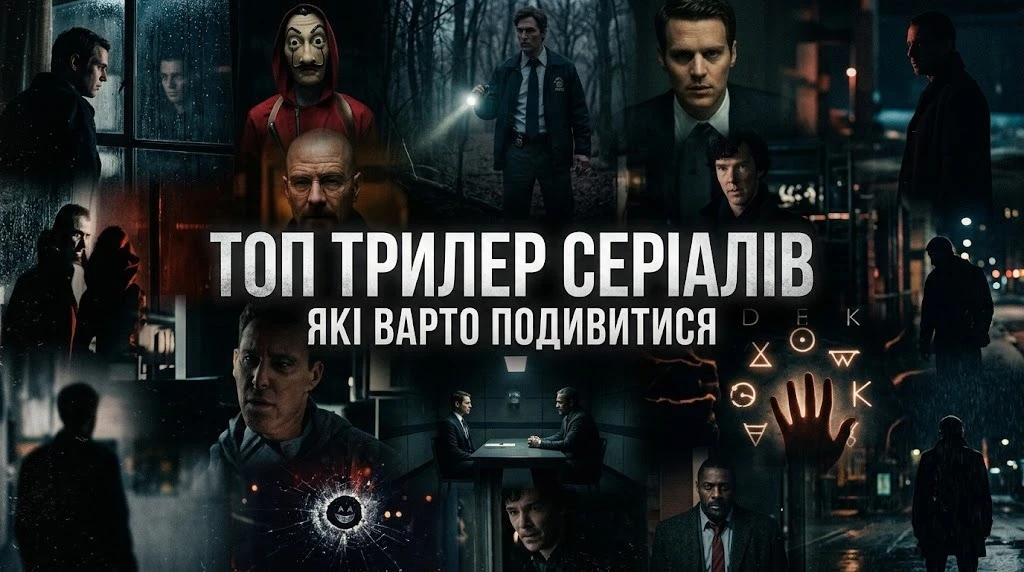 Топ серіали трилери, що змінили жанр назавжди