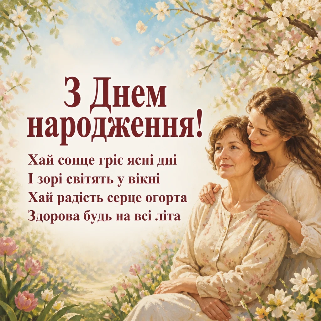 привітання мамі з днем народження дорослої дочки привітання мамі з днем народження дорослої дочки