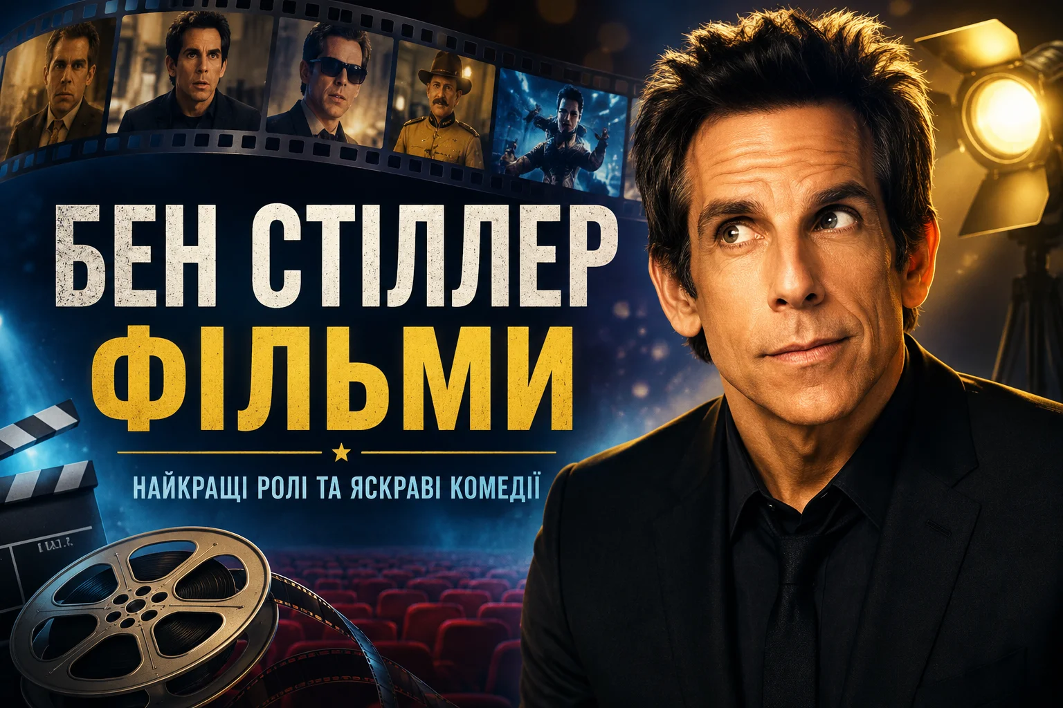 ТОП 20 фільмів Бена Стіллера з рейтингом IMDb